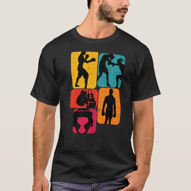 T-shirt Boxer Boxer Rétro (Devant)
