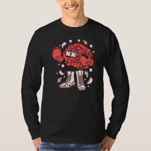T-shirt Boxer Brain Fighter Boxing Avec Gants Et Chaussure