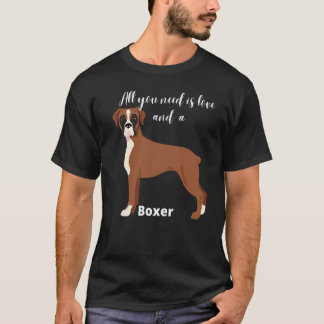 T-shirt Boxer Chien Animal Familier