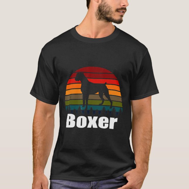 T-shirt Boxer Chien Fun I Boxer Chiens (Devant)