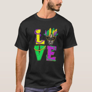 T-shirt Boxer Chien J'Aime Marionnette Mardi Gras Hommes F