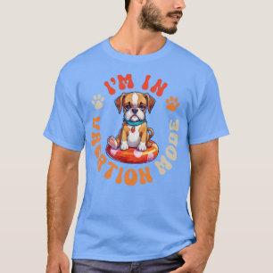T-shirt Boxer Chien Mode de vacances 1