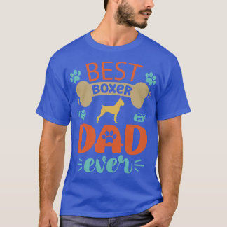 T-shirt Boxer Chien Papa