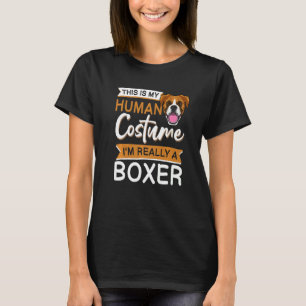 T-shirt Boxer Chien Vêtement Halloween Chien Boxer Pour En