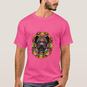 T-shirt Boxer coloré Chien de race Art