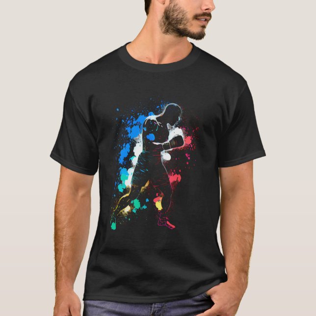 T-shirt Boxer Compétition Combattre Boxe Coach Sport (Devant)