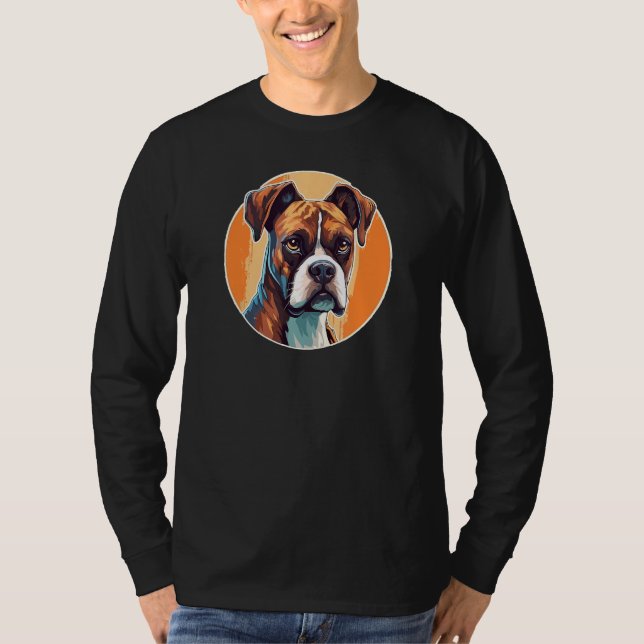 T-shirt Boxer Dog breed dog dad Dog Mom Boxer Dog accessor (Devant)