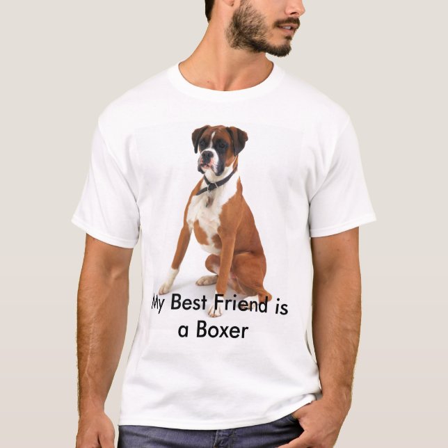 T-shirt Boxer du meilleur ami (Devant)