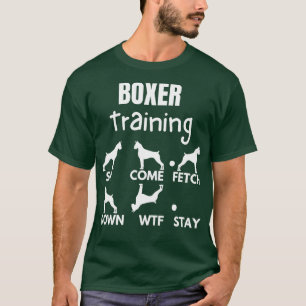 T-shirt Boxer Entraînement Boxer Chien Tricks 2