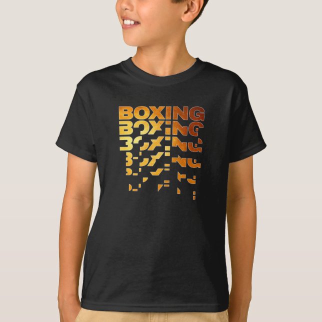 T-shirt Boxer Graphisme Word Art (Devant)