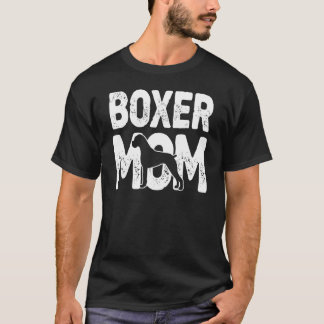T-shirt Boxer Maman Chien Boxer Mère Chien Propriétaire