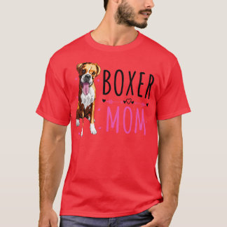 T-shirt Boxer Maman Cute Boxer Lover Chien propriétaire