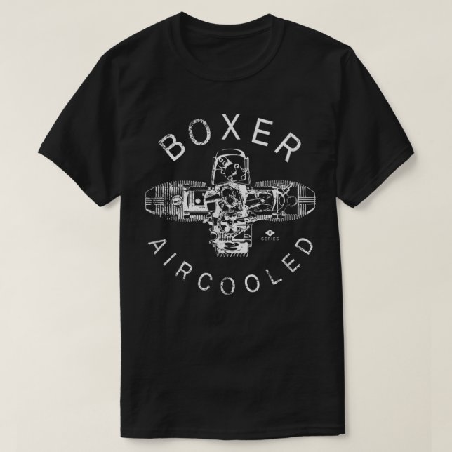T-shirt Boxer Moteur série R Motorcycle Boxer Moteur (Design devant)