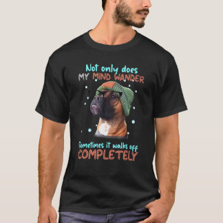 T-shirt Boxer Non Seulement Mon Esprit Se Déplace Parfois 