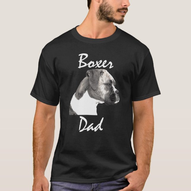 T-shirt Boxer papa chien (Devant)