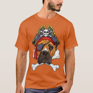 T-shirt Boxer Pirate pour hommes femmes garçons filles enf