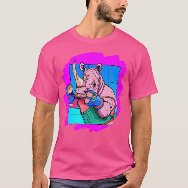 T-shirt Boxer Rhinoceros Boxer Cool Rhinoceros Funny Rhino (Devant)