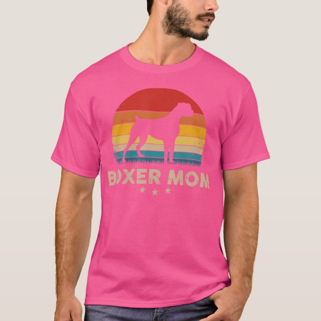 T-shirt Boxer Silhouette Sunset Boxer Maman (Devant)