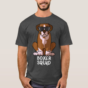 T-shirt Boxer Squad Chien Maman Chien Papa Lunettes de sol