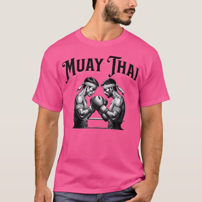 T-shirt Boxer thaïlandais Muay Thai Boxer (Devant)