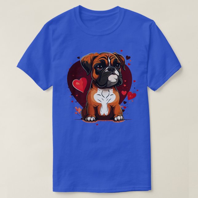 T-shirt Boxer valentines jour 2 (Design devant)