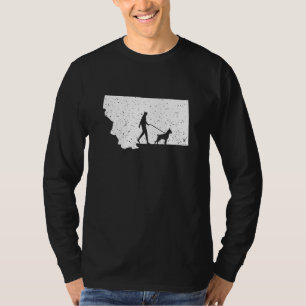 T-shirt Boxer Walking Montana Chig