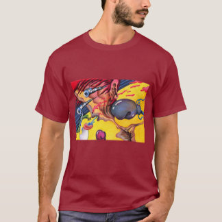 T-shirt Boxeur. Coup choquant. 