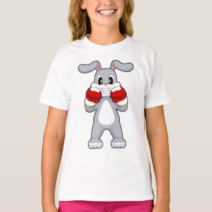 T-shirt Boxeur de lapin Gants de boxe Boxe