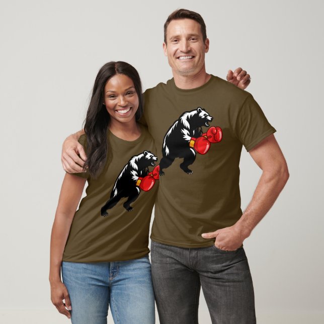 T-shirt boxeur d'ours (Unisexe)