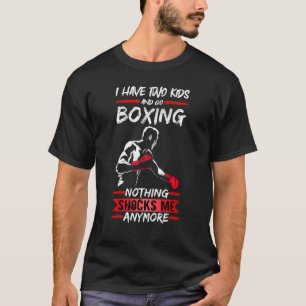 T-shirt Boxeur Homme Fighter Gym J'ai Deux Enfants Et Je F