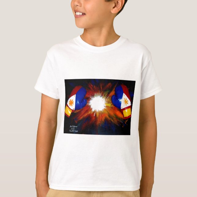 T-SHIRT BOXEUR PHILIPPIN - FIERTÉ DE BOXE DES PHILIPPINES (Devant)