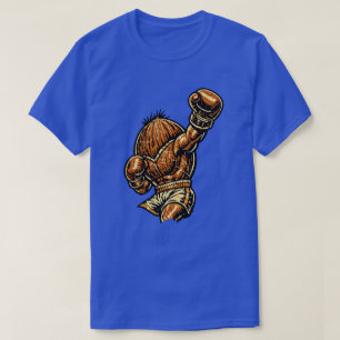 T-shirt Boxeur poids lourd à la noix de coco — Combattant