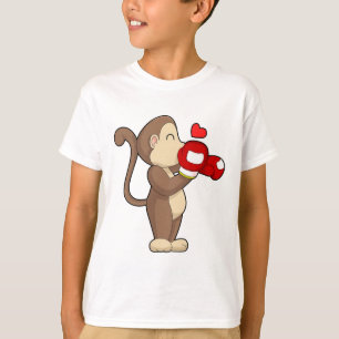 T-shirt Boxeur singe Gants de boxe Boxe