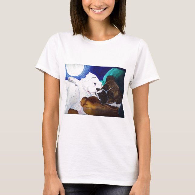 T-shirt Boxeurs éclatés (Devant)