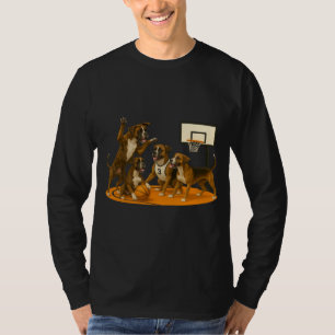 T-shirt Boxeurs jouant au basket