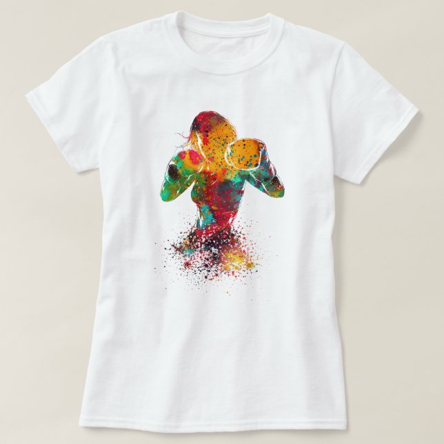 T-shirt Boxeuse (Design devant)