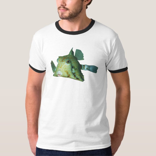 T-shirt Boxfish - Conception Abstraite - Découpé d'une pho (Devant)