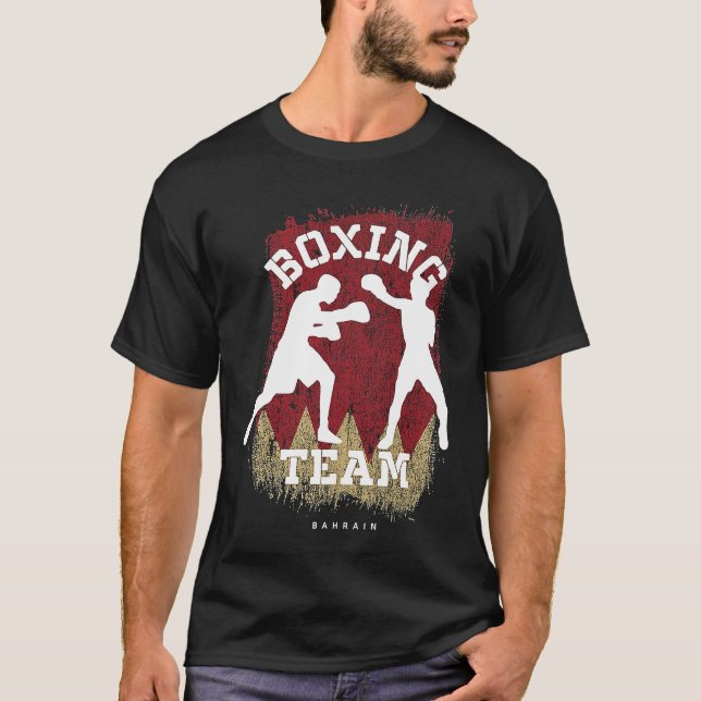 T-shirt Boxing Bahrain Combat Sports Fighter Boxing (Devant)