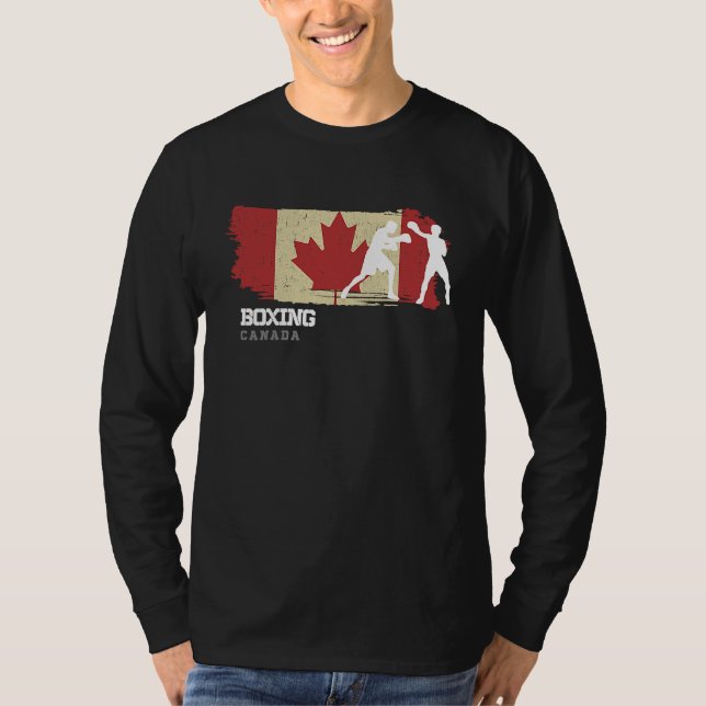 T-shirt Boxing Canada Combat Sports Fighter Boxing (Devant)