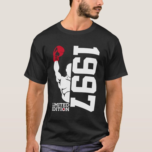 T-shirt Boxing Fight 1997 Boxer 26Th Boxes (Devant)