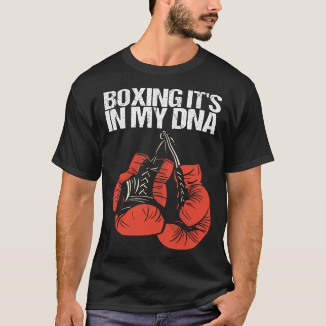 T-shirt Boxing It s In My DNA  Boxing (Devant)