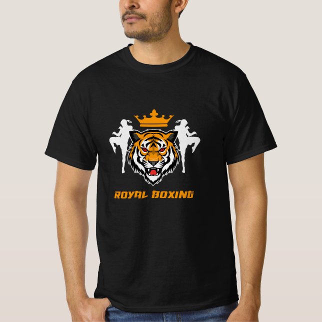 T-shirt Boxing Muay Thai Tiger Fighter (Devant)