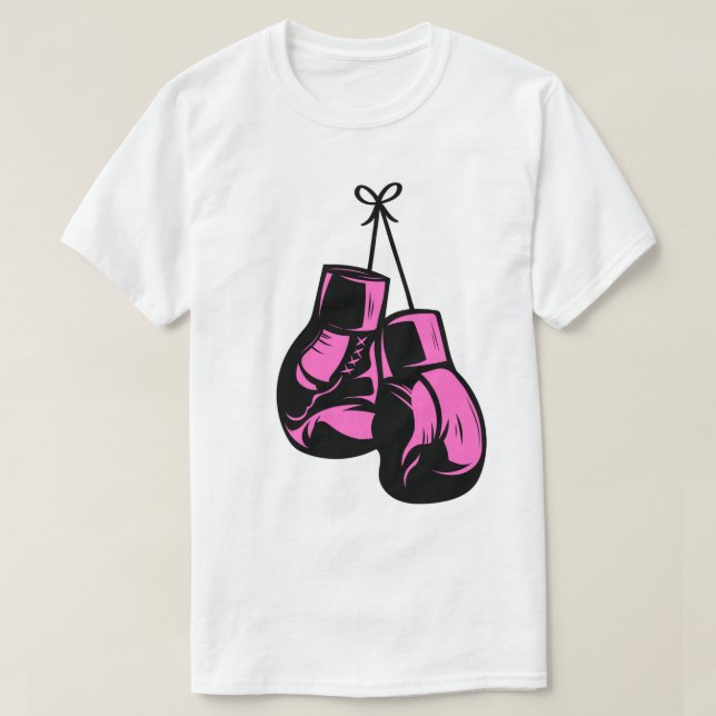 t-shirt boxing rose (Design devant)