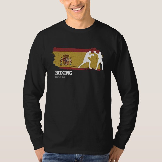T-shirt Boxing Spain Combat Sports Fighter Boxing (Devant)