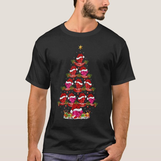 T-shirt Boxing Sports   Xmas Holiday Santa Boxing Christma (Devant)