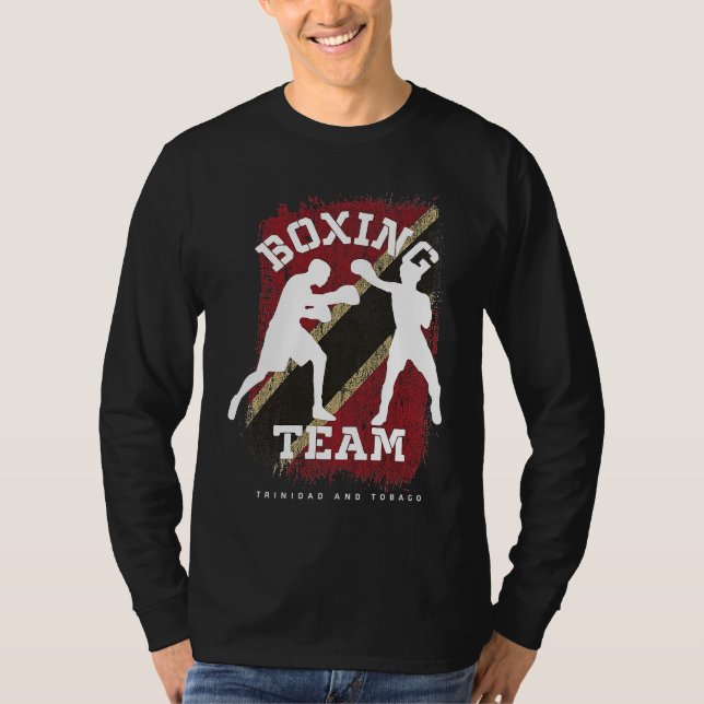 T-shirt Boxing Trinidad & Tobago Combat Sports Fighter Box (Devant)