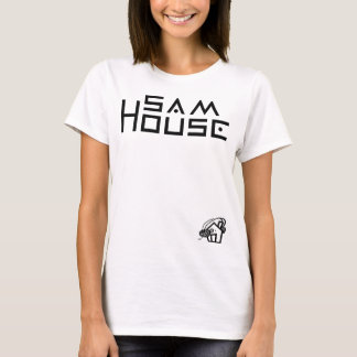 T-shirt Boxy de dessus de culture de toile de