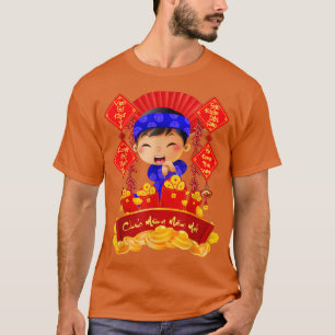 T-shirt Boy Chuc Nam Moi Vietese Lunar New Year Ti