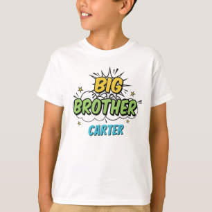 T-shirt Boy Comic Book Superhero Baby shower Big Brother