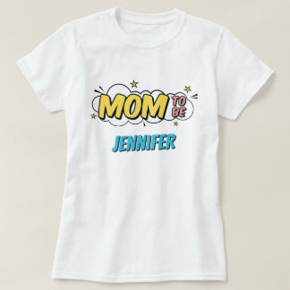 T-shirt Boy Comic Book Superhero Baby shower Maman